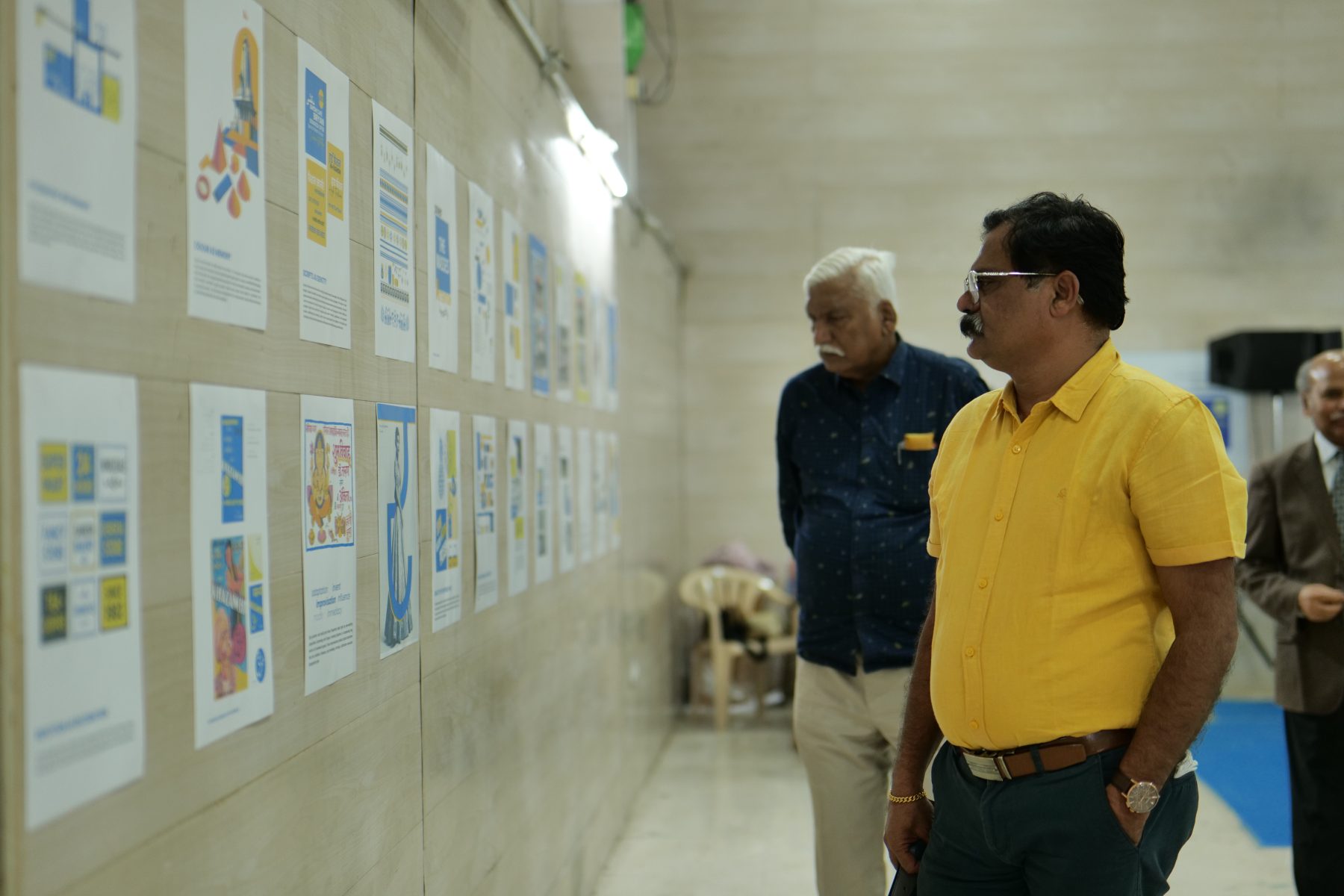 Micro-exhibition at the Government College of Art and Design, Nagpur