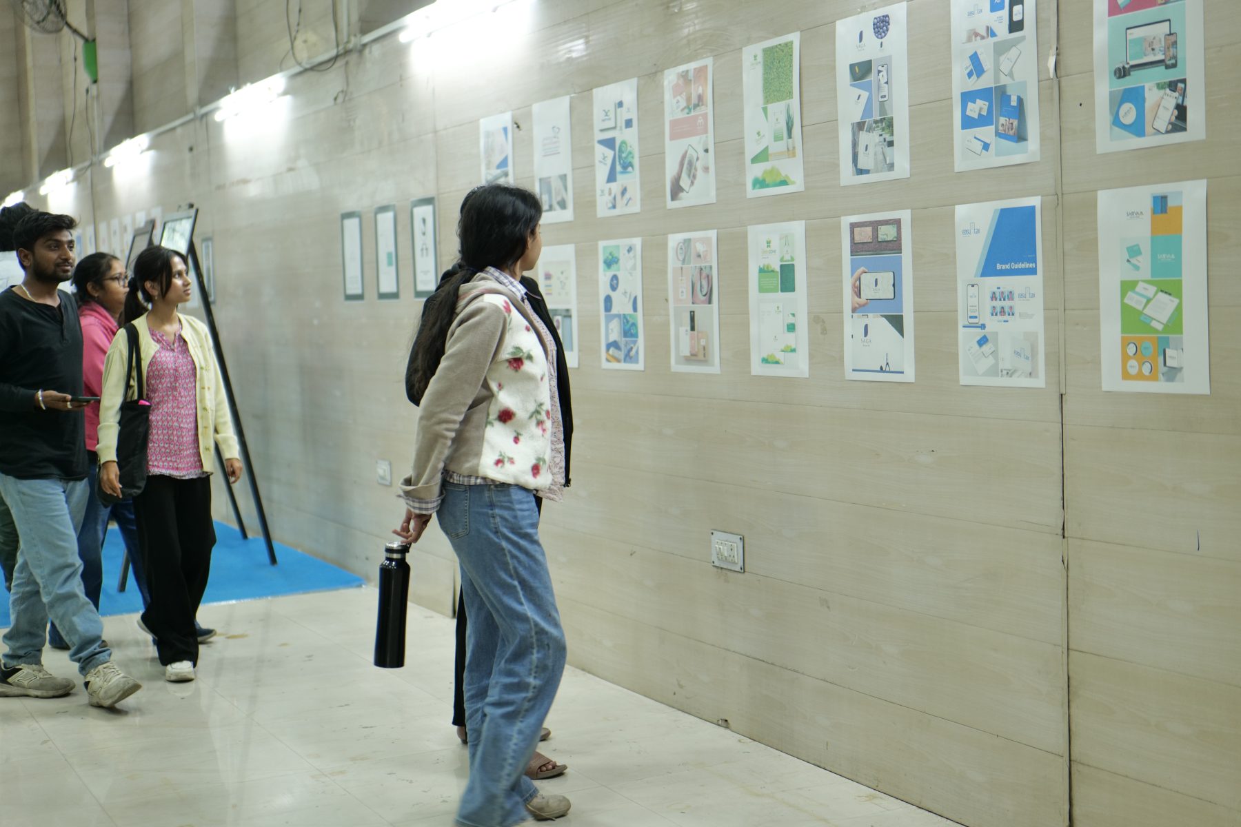 Micro-exhibition at the Government College of Art and Design, Nagpur