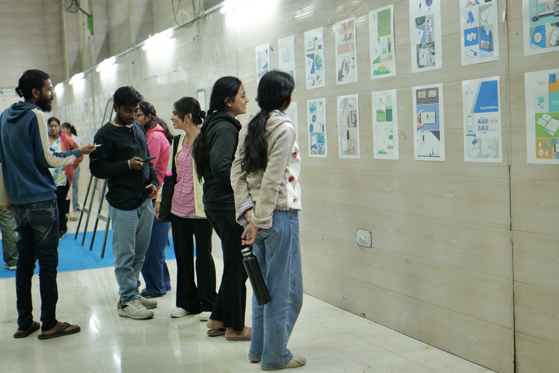 Micro-exhibition at the Government College of Art and Design, Nagpur