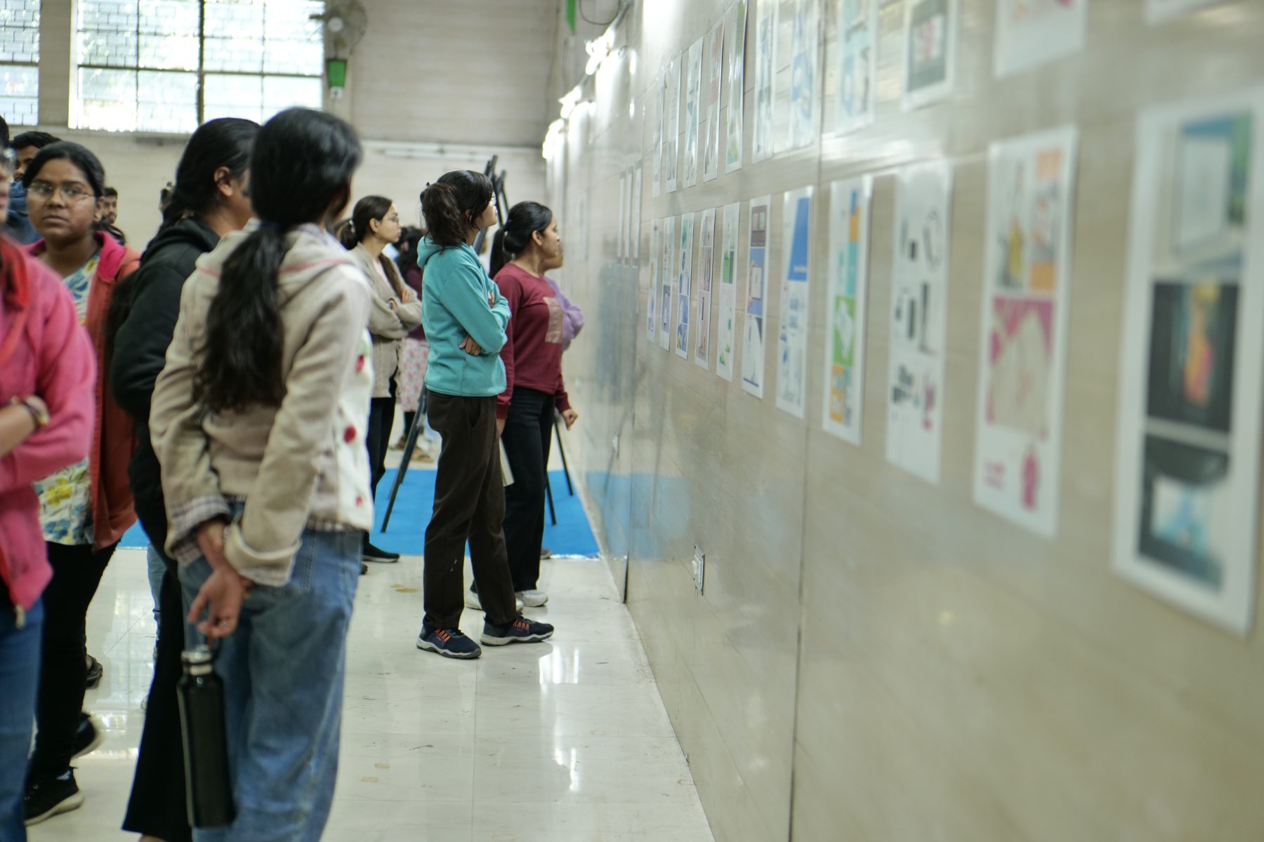 Micro-exhibition at the Government College of Art and Design, Nagpur