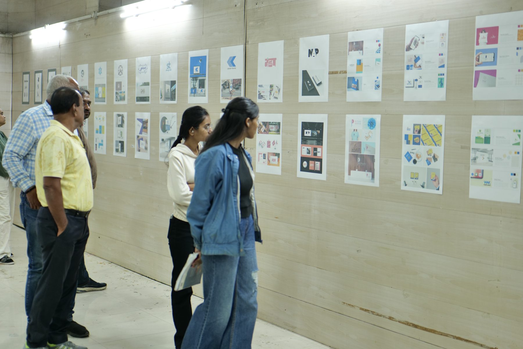 Micro-exhibition at the Government College of Art and Design, Nagpur