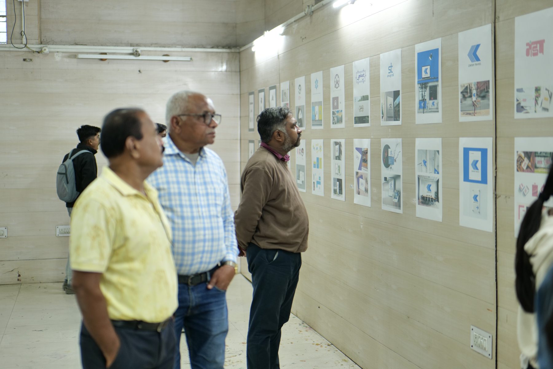 Micro-exhibition at the Government College of Art and Design, Nagpur