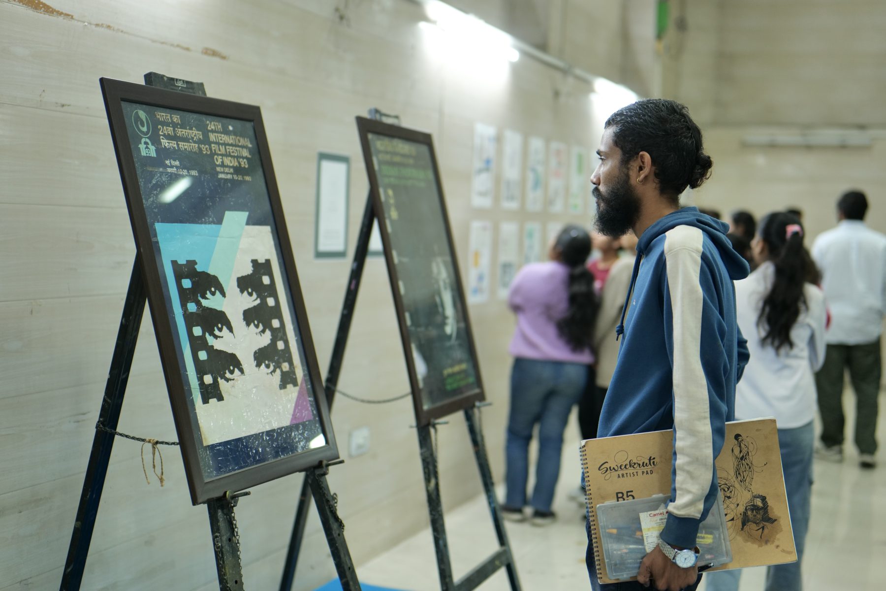 Book launch and micro-exhibition at GCAD, Nagpur, December 2025