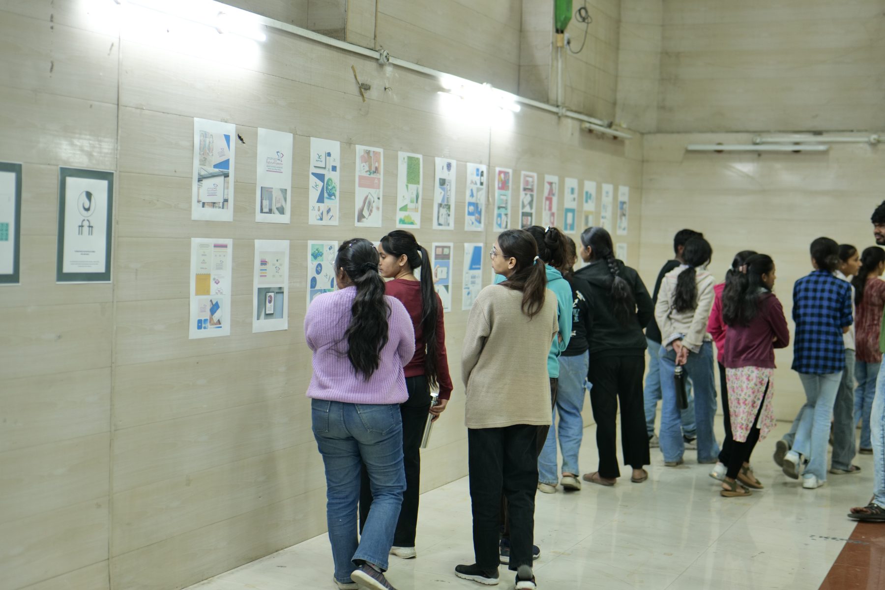 Micro-exhibition at the Government College of Art and Design, Nagpur